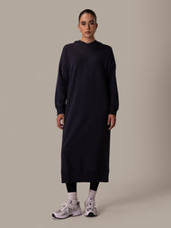 Hooded Midi Navy