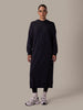 Hooded Midi Navy