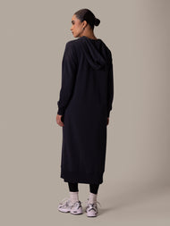 Hooded Midi Navy
