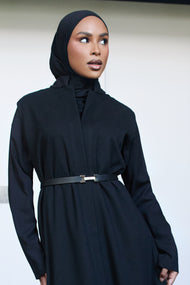 Longline Gilet Black