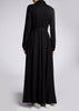 Textured Shirt Maxi Black | Maxi Dresses | Aab Modest Wear