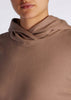 Cropped Cotton Hoody Khaki | Aab Modest Activewear