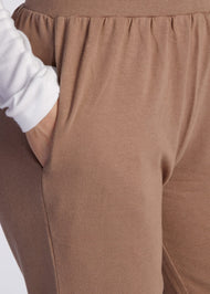 Cotton Cuffed Leggings Khaki | Aab Modest Activewear