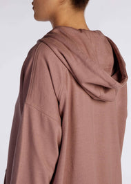 Modest Zip Up Hoody Taupe | Aab Modest Activewear