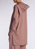 Cropped Cotton Hoody Taupe - Final Sale