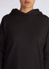 Cropped Cotton Hoody Black | Aab Modest Activewear