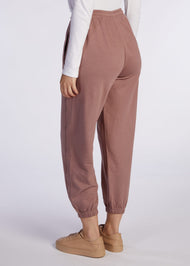 Cotton Track Pants Taupe | Aab Modest Activewear