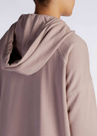 Modest Zip Up Hoody Dusky Lilac | Aab Modest Activewear