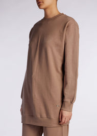 Modest Sweatshirt Khaki | Aab Modest Activewear