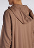 Modest Zip Up Hoody Khaki | Aab Modest Activewear