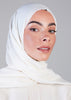 Off White Organic Cotton Hijab | Organic Cotton Hijabs | Aab Modest Wear