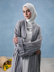 Grey & White Kimono