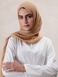 Premium Modal Hijab Coffee