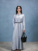 Sky Blue Cotton Maxi Shirt