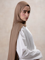 Premium Modal Hijab Cashew