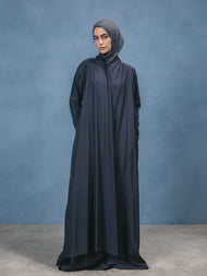 Cobalt Blue Wrap Abaya