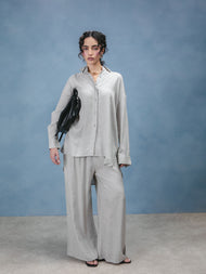 Cotton Co-Ord Set Grey