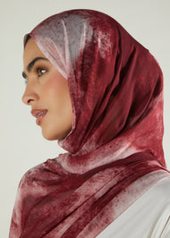 Tie Dye Rose Premium Modal Hijab