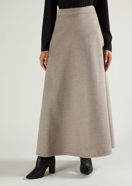 Winter Flared Skirt Mink | Modest Skirts | Aab Modest Wear