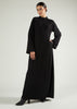 Knitted Abaya Black