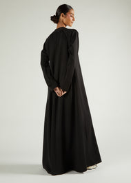 Scuba Abaya Black