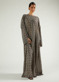 Mixed Floral Prayer Abaya & Hijab