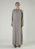 Two Piece Open Abaya Salt