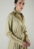 Double Collar Maxi Pewter