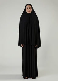 Prayer Abaya Set Ebony
