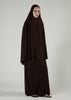 Prayer Abaya Set Chocolate