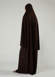 Prayer Abaya Set Chocolate