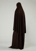 Prayer Abaya Set Chocolate