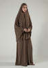 Prayer Abaya Set Chestnut