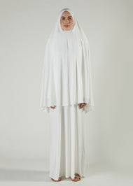 Prayer Abaya Set Ivory