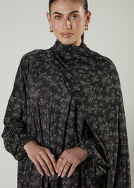 Printed Prayer Abaya Spiral