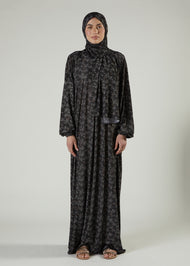 Printed Prayer Abaya Spiral