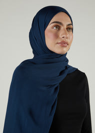 Premium Navy Modal Hijab