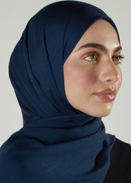 Premium Navy Modal Hijab