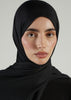 Premium Black Modal Hijab