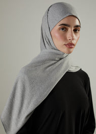 Tie Back Hijab Grey