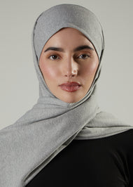 Tie Back Hijab Grey