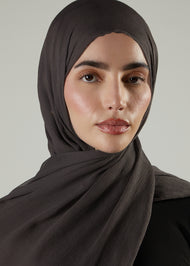 Kohl Chiffon Silk Hijab