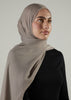 Beige Chiffon Silk Hijab