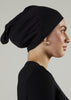 Tube Cap Black Hijab Cap