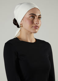 Bandana Off-White Hijab Cap