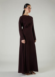 Side Twist Maxi Maroon
