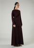 Side Twist Maxi Maroon