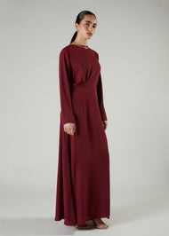 Side Twist Maxi Red