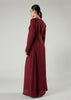 Side Twist Maxi Red
