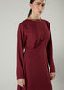 Side Twist Maxi Red
